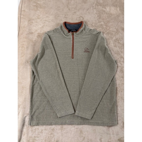 Ducks Unlimited Other - Ducks UNLIMITED Pullover Men's size XL Beige 1/4 zip EUC